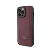 Mercedes Leather Urban Line - Etui iPhone 15 Pro (czerwony) (MEHCP15LARMRE)