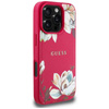 Guess Grained Printed Flower Pattern MagSafe - Etui do iPhone 16 Pro (fuksja) (GUHMP16LPGNMPLMF)