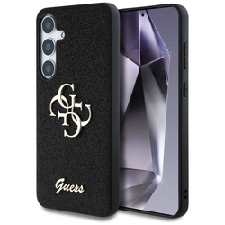 Guess Fixed Glitter Big 4G Metal Logo - Etui do Samsung Galaxy S25+ (czarny) (GUHCS25MHG4SGK)