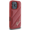 Karl Lagerfeld Quilted Signature - Etui iPhone 16 Pro (czerwony) (KLHCP16LPQDSMGR)