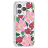 Rifle Paper Clear - Etui iPhone 14 Pro Max zdobione złotem (Rose Garden) (RP049822)