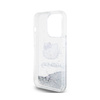 Hello Kitty Liquid Glitter Charms Kitty Head - Etui iPhone 14 Pro Max (srebrny) (HKHCP14XLIKHET)