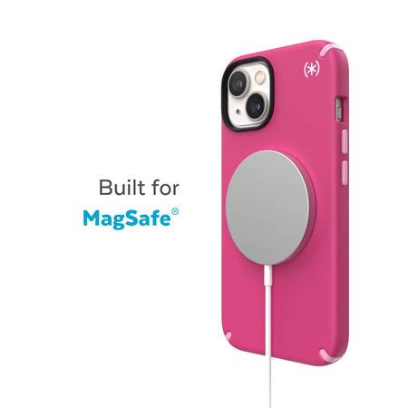 Speck Presidio2 Pro MagSafe - Antybakteryjne etui iPhone 15 Plus / 14 Plus (Digitalpink / Blossompink / White) (150115-3067)