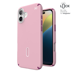 Speck Presidio2 Pro ClickLock & MagSafe - Etui iPhone 16 Plus (Wednesday Pink / Boysenberry Purple / White) (150712-3250)