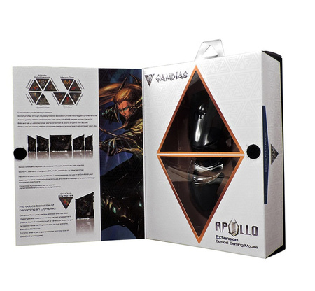 Gamdias Apollo Optical - Mysz dla graczy (3200 DPI) (GMS5101)