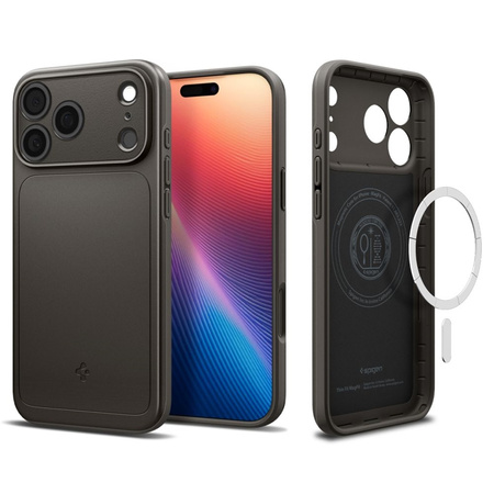 Spigen Thin Fit Mag MagSafe - Etui do iPhone 17 Pro (Gunmetal) (ACS10341)
