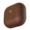 KeyBudz Artisan Series Leather Case - skórzane etui ochronne do AirPods 4 gen.(natural brown) (AP4_S3_NBN)