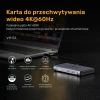 4K@60Hz Video Capture Card Karta do przechwytywania video - szara(V1177AGY01)