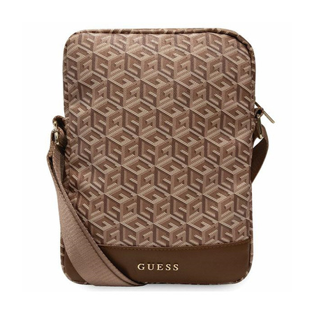 Guess GCube Stripe Tablet Bag - Torba na tablet 10" (Brązowy) (GUTB10HGCFSEW)