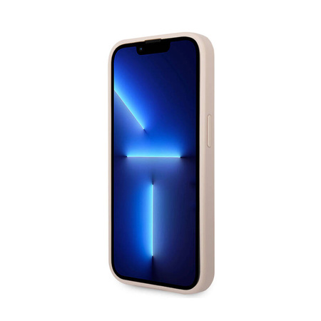 Guess 4G Big Metal Logo - Etui iPhone 15 Pro (różowy) (GUHCP15L4GMGPI)