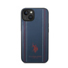 US Polo Assn Leather Stitch - Etui iPhone 14 (granatowy) (USHCP14SPFAV)