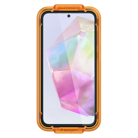 Spigen Alm Glas.TR 2-Pack - Szkło hartowane do Samsung Galaxy A35 5G (2 szt.) (Przezroczysty) (AGL07772)