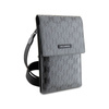 Karl Lagerfeld Saffiano Mongram Plaque - Torba na smartfona i akcesoria (srebrny) (KLWBSAMSMG)