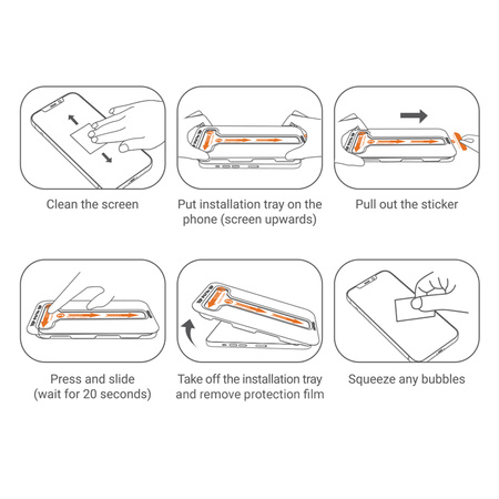 Crong EasyShield 2-Pack - Szkło hartowane iPhone 16 Pro Max (2 sztuki) (CRGES2PIP1669P)