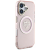 Guess IML Metal Mountain Logo MagSafe - Etui do iPhone 16 (różowy) (GUHMP16SHFGTMSLSP)