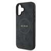 Guess 4G Ring Classic Logo MagSafe - Etui iPhone 16 Plus (czarny) (GUHMP16MG4GFRK)