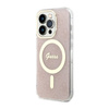 Guess 4G MagSafe - Etui iPhone 14 Pro (Różowy) (GUHMP14LH4STP)