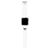Karl Lagerfeld Silicone Choupette Head – Pasek do Apple Watch 38/40/41 mm (biały) (KLAWMSLCW)