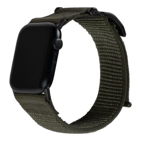 UAG Active - uniwersalny nylonowy pasek do Apple Watch 49mm/45mm/44mm/42mm (Apple Watch seria: 1-3 r.42, 4-8, SE, Ultra r.45) (foliage green) (194004117245)