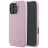 Karl Lagerfeld Saffiano Full Wrapped Elongated Metal Logo MagSafe - Etui do iPhone 16 Pro Max (różowy) (KLHMP16XPSAFWMCP)