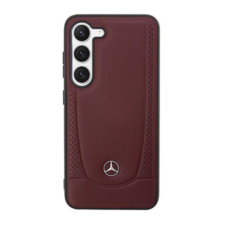 Mercedes Leather Urban Line - Etui Samsung Galaxy S23 (czerwony) (MEHCS23SARMRE)