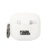 Karl Lagerfeld Silicone NFT Choupette Head 3D - Etui AirPods 3 (biały) (KLA3RUNCHH)