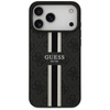 Guess 4G Printed Stripes MagSafe - Etui iPhone 17 Pro Max (czarny) (GUHMP17XP4RPSK)