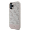 Guess 4G Bottom Stripe - Etui iPhone 16 Plus (różowy) (GUHCP16MG4GLPI)