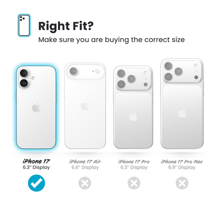 Speck Presidio Perfect Clear MagSafe - Etui iPhone 17 (Clear / Silver) (150954-3240)