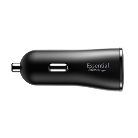 Spigen Essential EV302 - Ładowarka samochodowa 2x USB-A 30W (Czarny) (ACP08700)