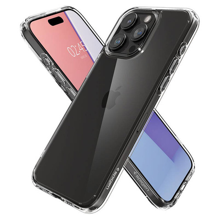 Spigen Ultra Hybrid - Etui do iPhone 15 Pro (Przezroczysty) (ACS06707)