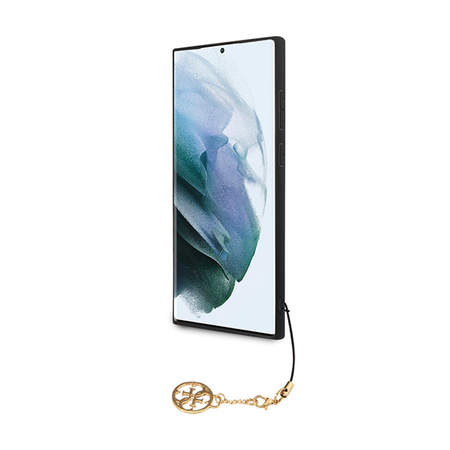 Guess 4G Charms Collection - Etui Samsung Galaxy S24 Ultra (czarny) (GUHCS24LGF4GGR)