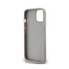 DKNY Leather Mono Stripe & Metal Logo - Etui iPhone 14 / 15 / 13 (beżowy) (DKHCP14SPRTHSLE)