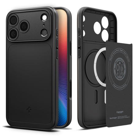 Spigen Thin Fit Mag MagSafe - Etui do iPhone 17 Pro Max (Black) (ACS10274)