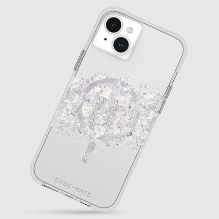 Case-Mate Karat MagSafe - Etui iPhone 15 Plus zdobione masą perłową (A Touch of Pearl) (CM051572)