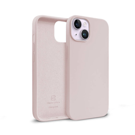 Crong Color Cover - Etui iPhone 14 / iPhone 13 (piaskowy róż) (CRG-COLR-IP1461-PNK)