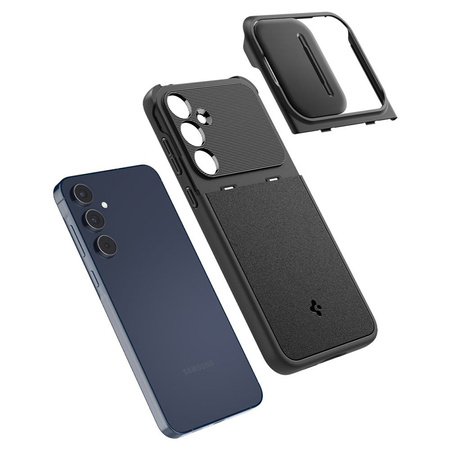 Spigen Optik Armor - Etui do Samsung Galaxy A55 5G (Czarny) (ACS07535)