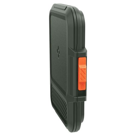 Spigen Lock Fit MagSafe - Portfel magnetyczny (Military Green) (AFA08528)