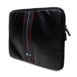 BMW Carbon Red Stripes Sleeve - Etui na notebook 15" / 16" (czarny) (BMCS16COMSCAKR)