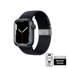 Crong Wave Band – Pleciony pasek do Apple Watch 38/40/41/42 mm (grafitowy) (CRG-40WAV-CRL)