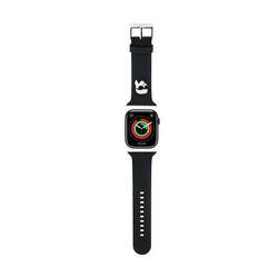 Karl Lagerfeld 3D Rubber Karl Head NFT - Pasek do Apple Watch 42/44/45/49 mm (czarny) (KLAWLSLKNK)