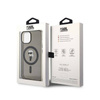 Karl Lagerfeld IML Ikonik MagSafe - Etui iPhone 15 (czarny) (KLHMP15SHFCKNOK)