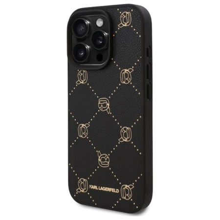 Karl Lagerfeld MagSafe Karl Head - Etui iPhone 16 Pro Max (czarny) (KLHMP16XPGKHPHK)