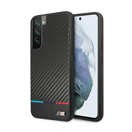 BMW M Collection Triangles - Etui Samsung Galaxy S22+ (czarny) (BMHCS22MPUCARTCBK)
