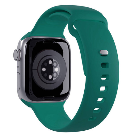 PURO ICON - Elastyczny pasek do Apple Watch 44/45/46/49 mm (S/M & M/L) (Jade) (PUICNAW44DKGRN)