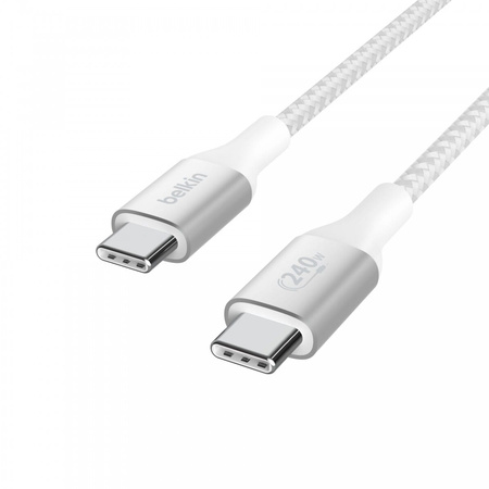 Belkin Kabel BOOST CHARGE USBC-C 240W 1m biały (CAB015BT1MWH)