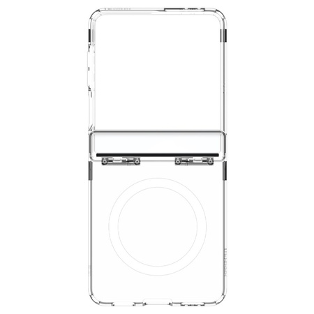 Spigen Ultra Hybrid Pro Mag MagSafe - Etui do Samsung Galaxy Z Flip 7 (Clear/White) (ACS09559)