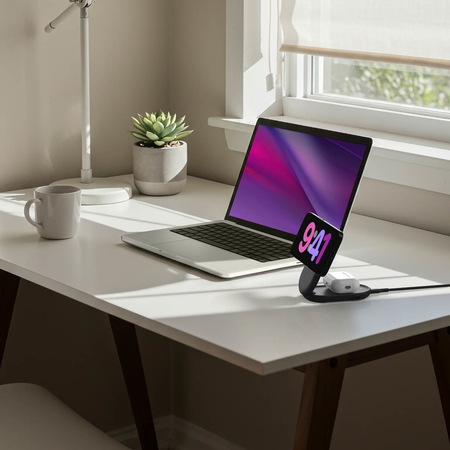 Belkin Ładowarka magnetyczna Qi2 25 W, składana 2w1, zasilacz 45W, czarna (WIZ039KQBK)