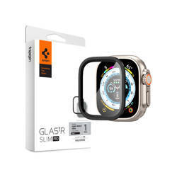 Spigen Glas.TR Slim Pro - Szkło hartowane do Apple Watch Ultra 49 mm (Czarny) (AGL06163)