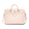Guess Quilted 4G Computer Bag - Torba na notebooka 15" / 16" (różowy) (GUCB15ZPSQSSGP)
